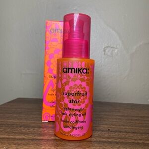 Amika Superfruit Star Lightweight Hair Styling Oil New In Box
